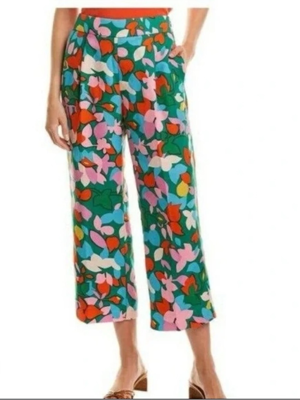 J.Crew Floral Wide Leg Pants – Women’s Size 8